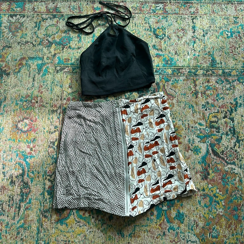 High waisted skirt